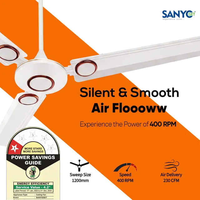 SanyoGet Ringer Ceiling Fan image 2