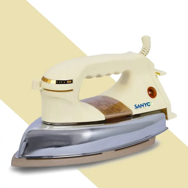 SanyoGet Plancha Dry Iron Ivory