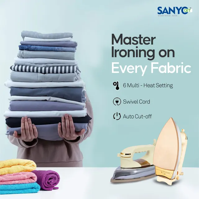 SanyoGet Plancha Dry Iron image 3
